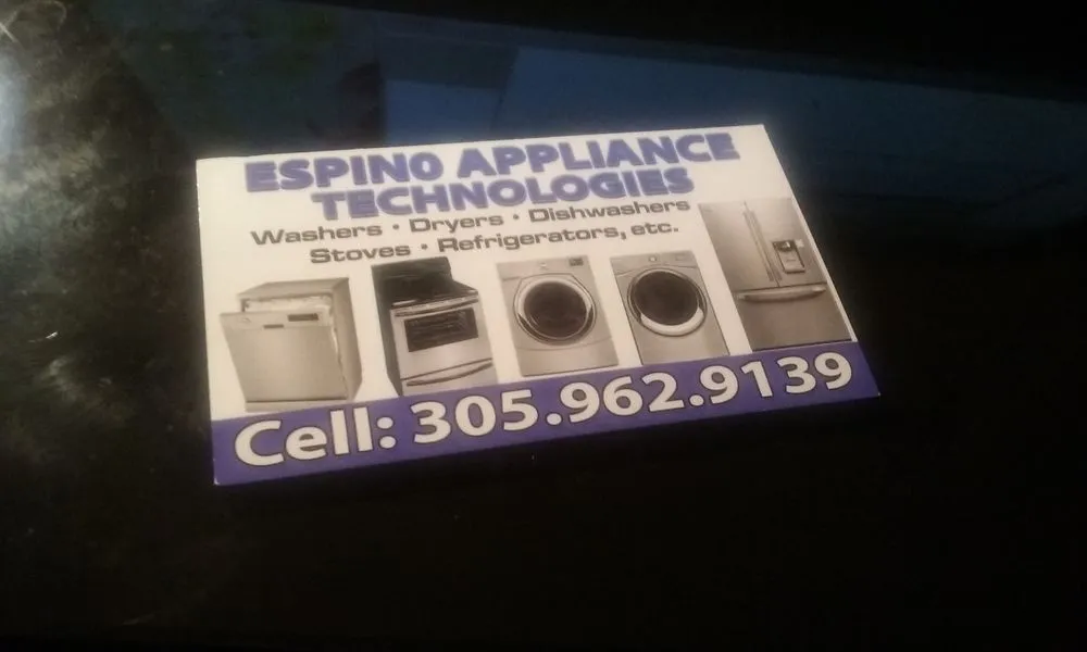 Slide of Espino Appliance Service