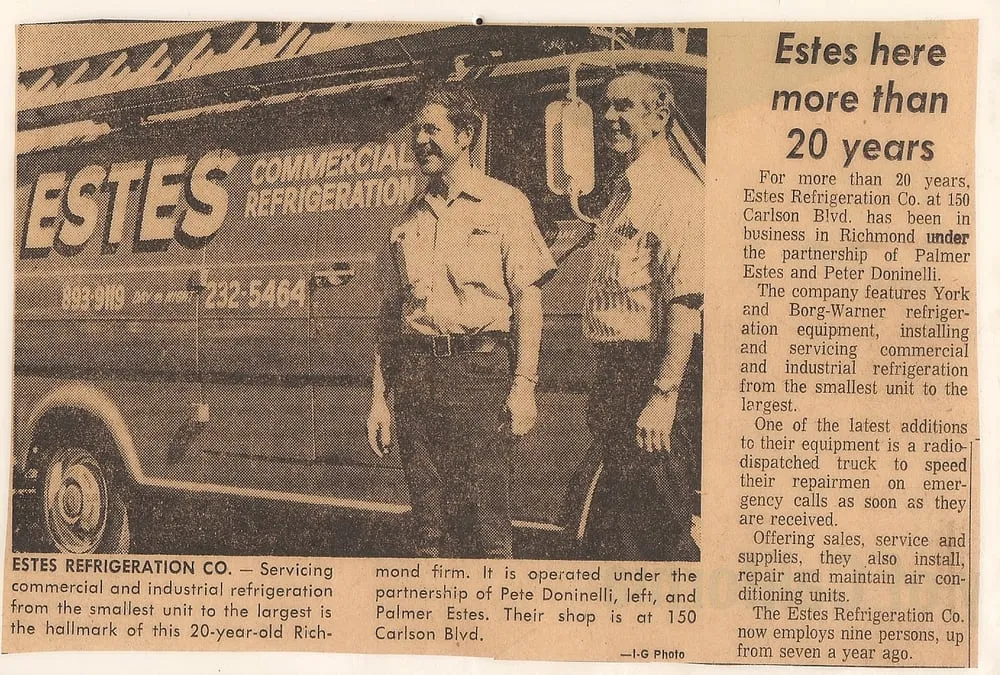 Slide of Estes Refrigeration, Inc.