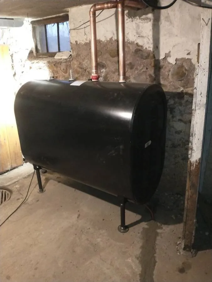 Slide of Etna Tank Removal