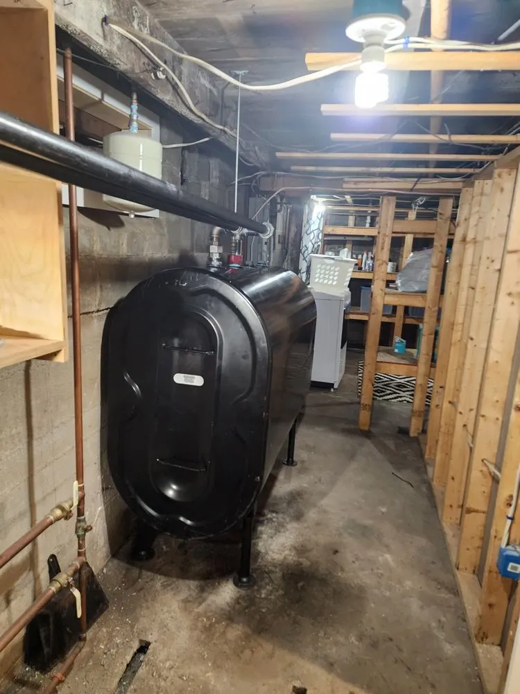 Slide of Etna Tank Removal