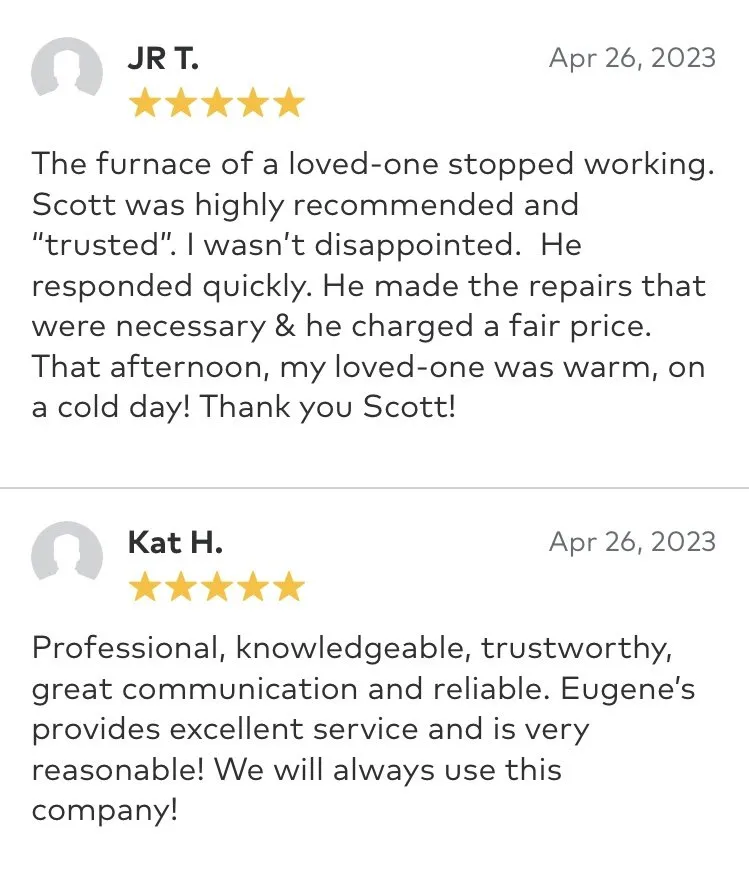 Slide of Eugene’s HVAC