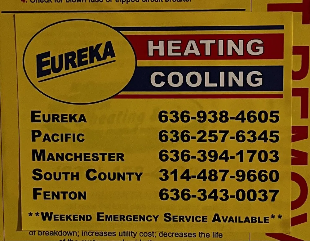 Slide of Eureka Heating and Cooling