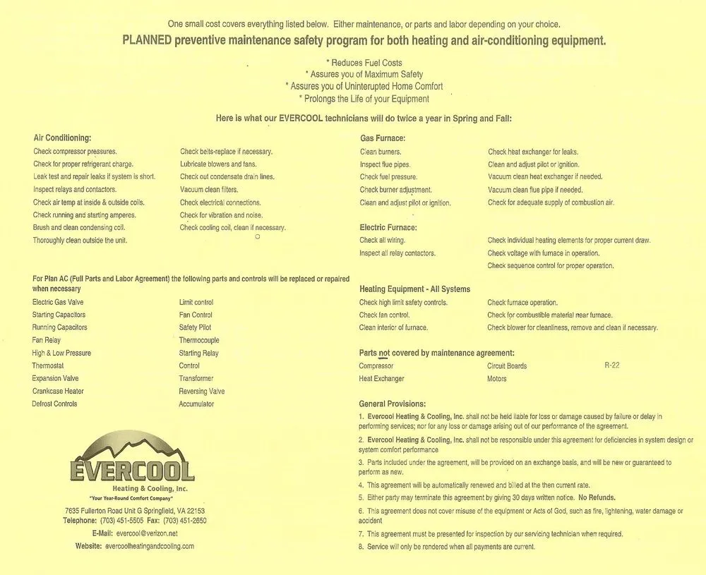 Slide of Evercool Heating & Cooling Inc