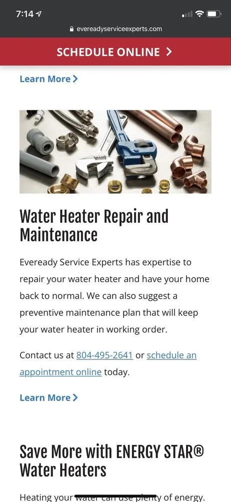 Local air conditioning service for fast service in Henrico, VA by Eveready Service Experts