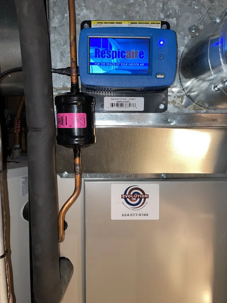 Slide of Evolution Mechanical Heating & Cooling