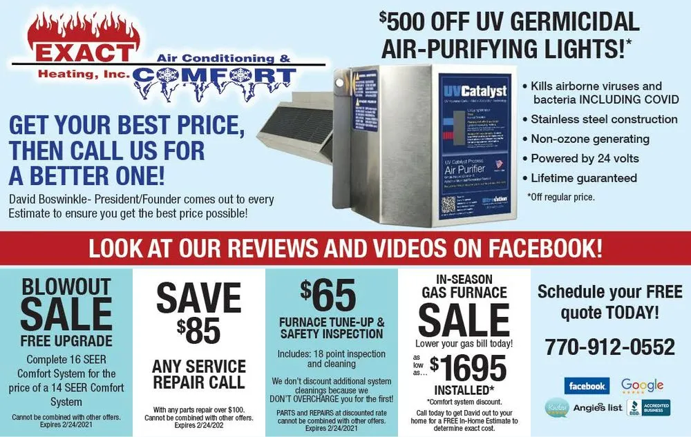 Slide of Exact Comfort Air-Conditioning and Heating