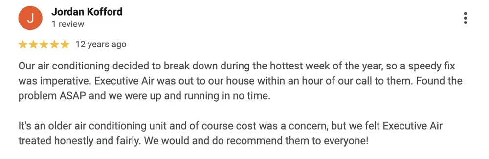 Slide of Executive Air Conditioning