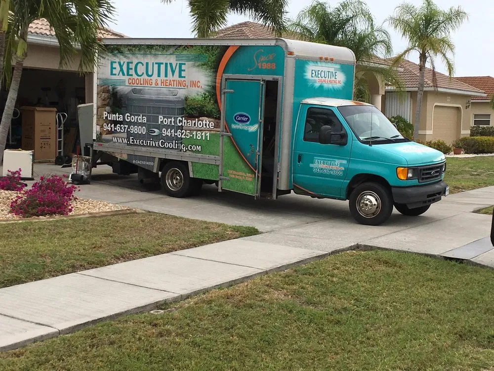 Slide of Executive Cooling and Heating