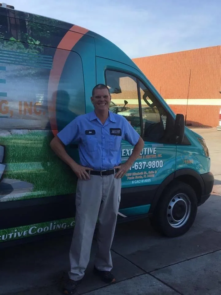 Slide of Executive Cooling and Heating