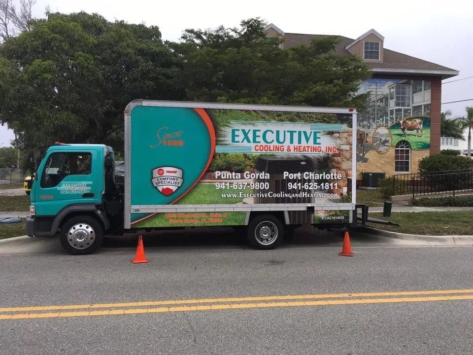 Slide of Executive Cooling and Heating