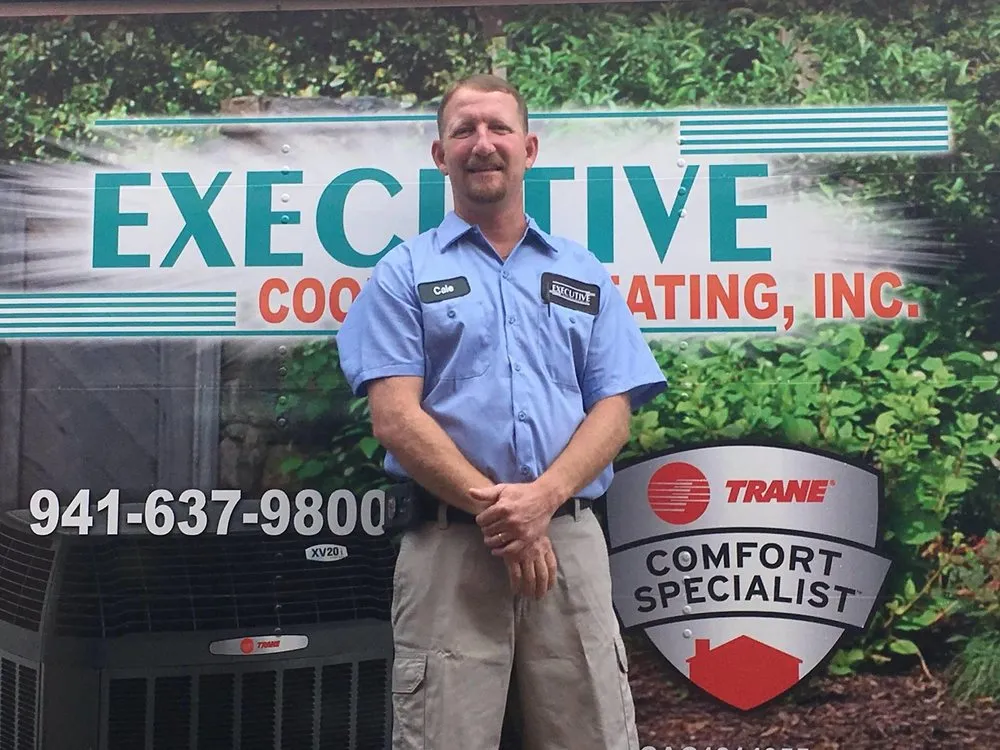 Slide of Executive Cooling and Heating