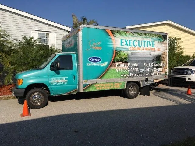 Slide of Executive Cooling and Heating