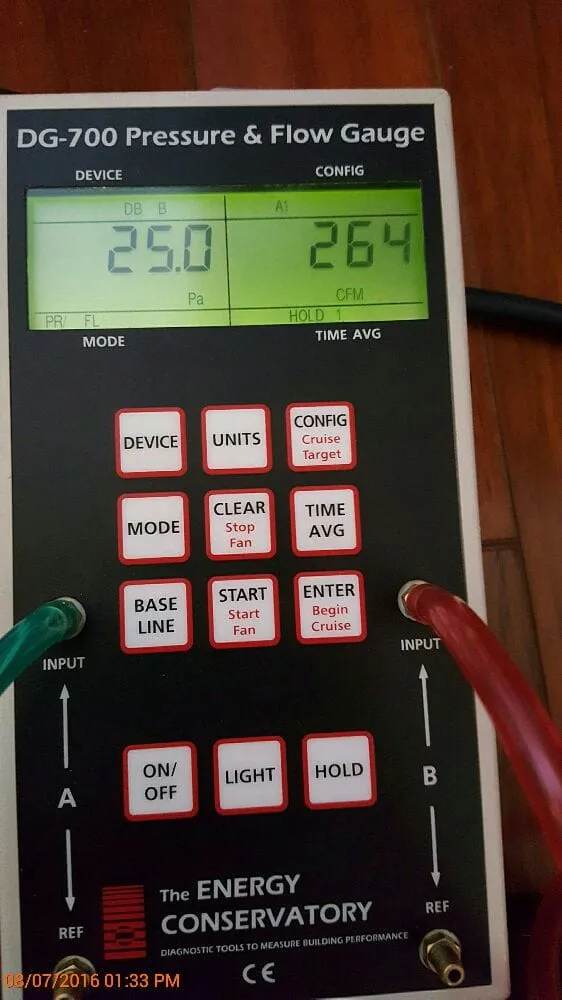 Slide of Expedite Duct Testing