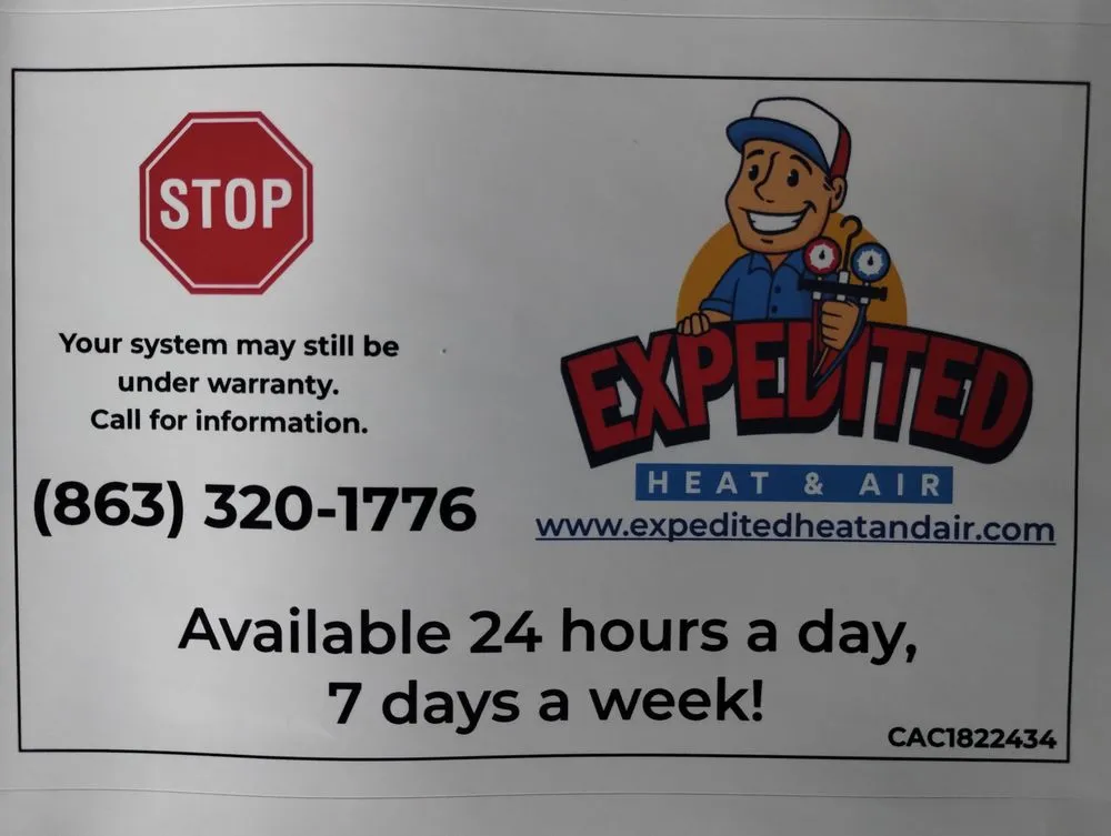 Slide of Expedited Heat & Air