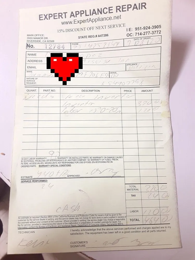 Slide of Expert Appliance Repair