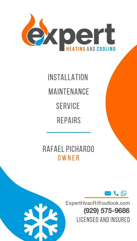 Slide of Expert heating and cooling