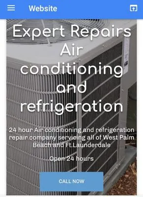 Expert Repairs Air Conditioning and Refrigeration Logo