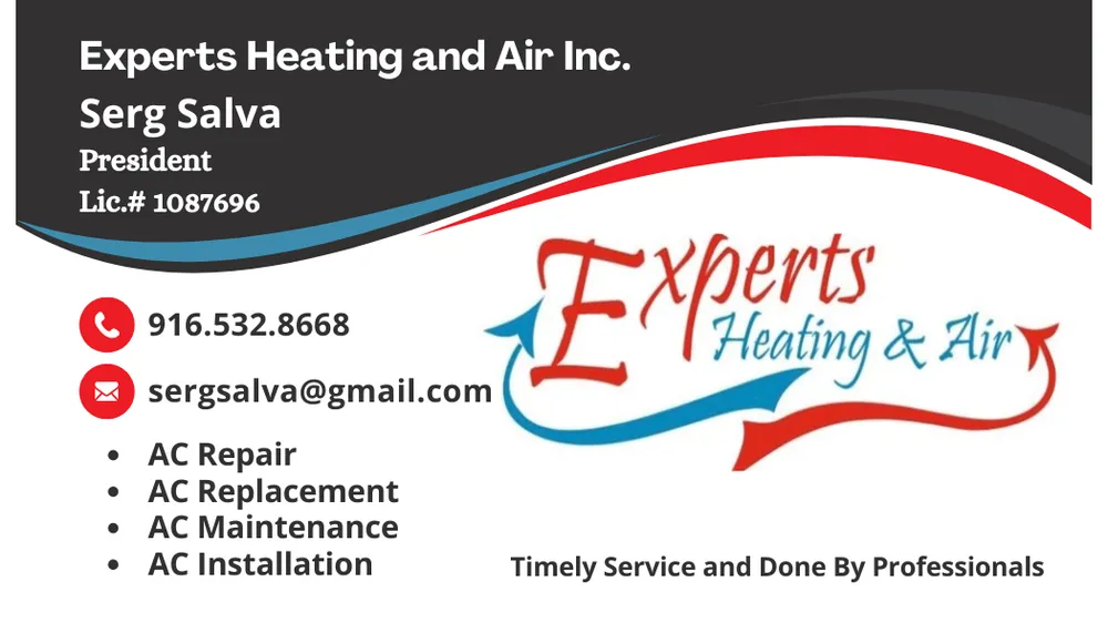 Slide of Experts Heating & Air