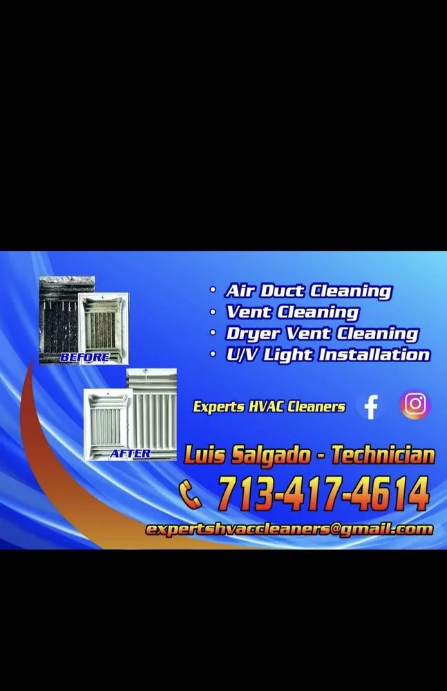 Slide of Experts HVAC Cleaners