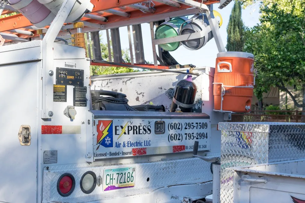 Slide of Express Air & Electric