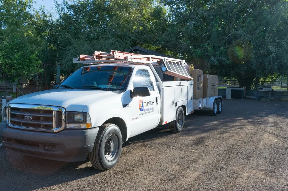 Slide of Express Air & Electric