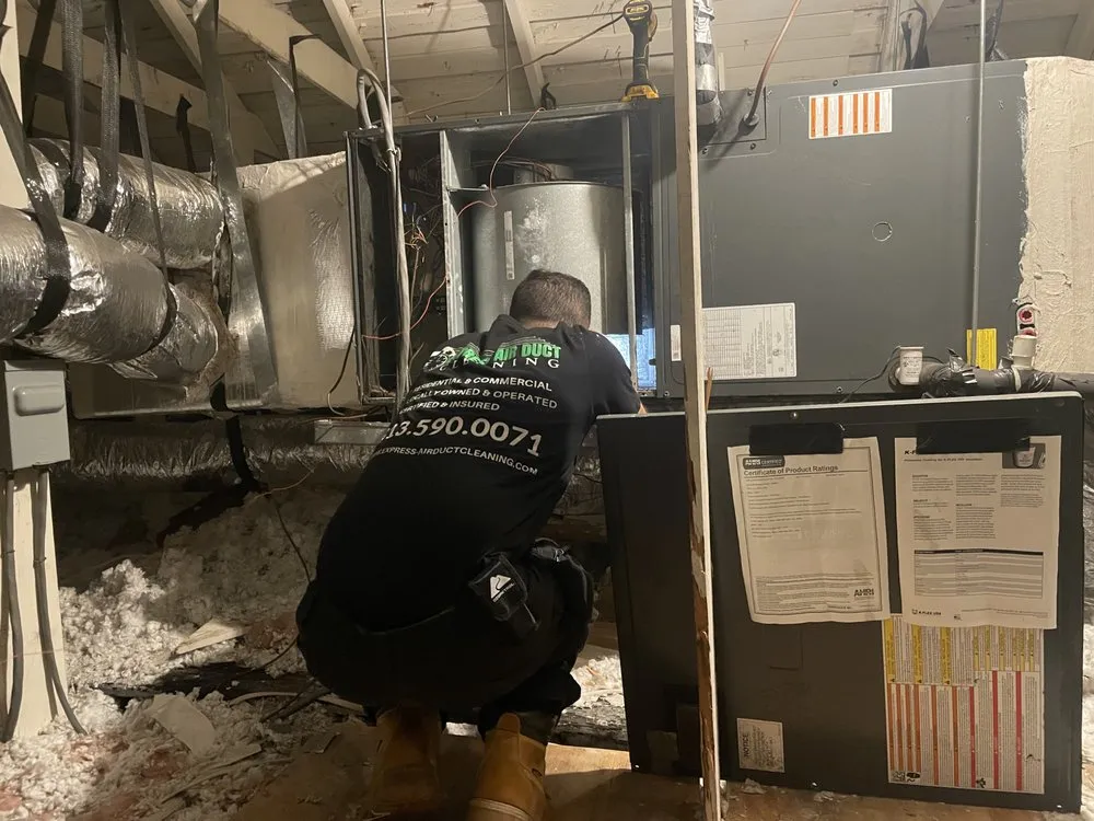 Slide of Express Air Duct Cleaning