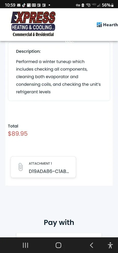 Slide of Express Heating & Cooling