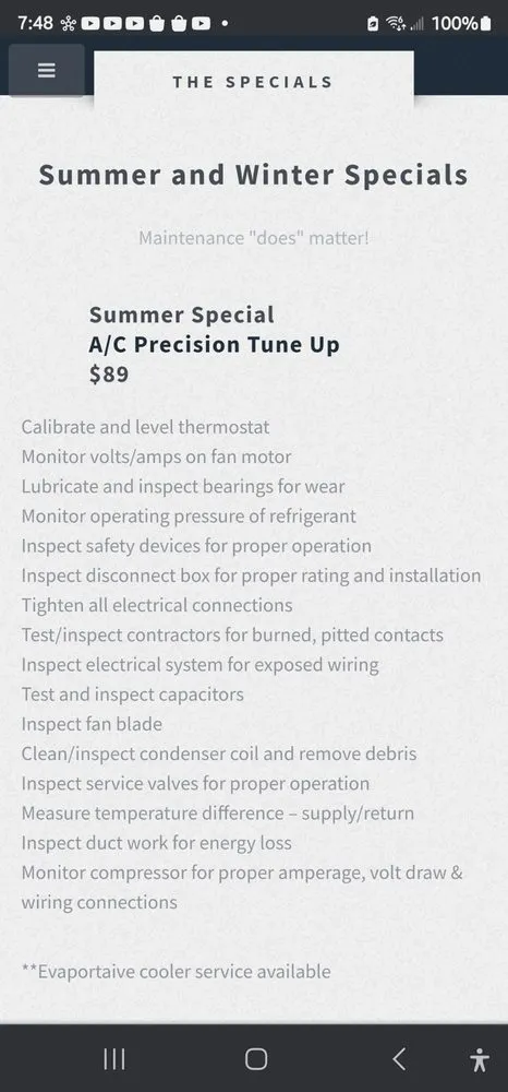 Slide of Express Heating & Cooling