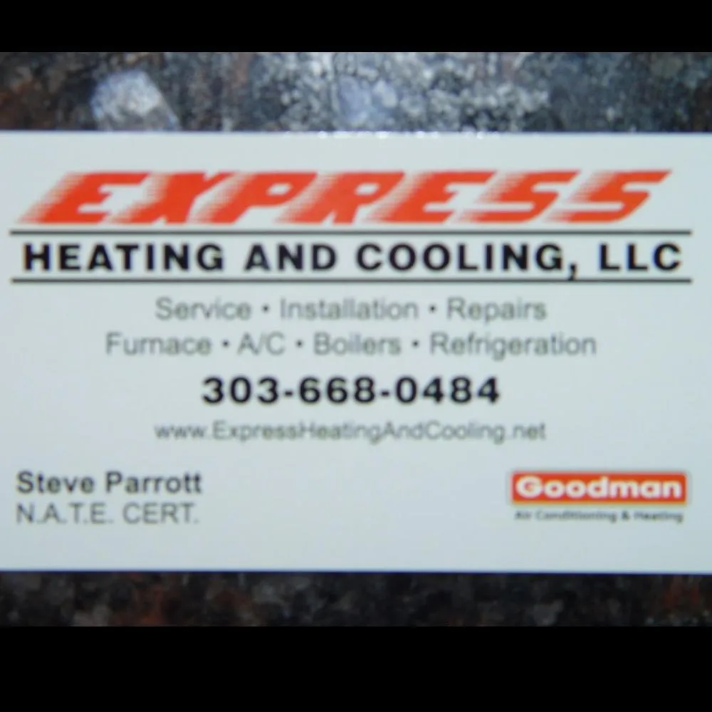 Slide of Express Heating and Cooling