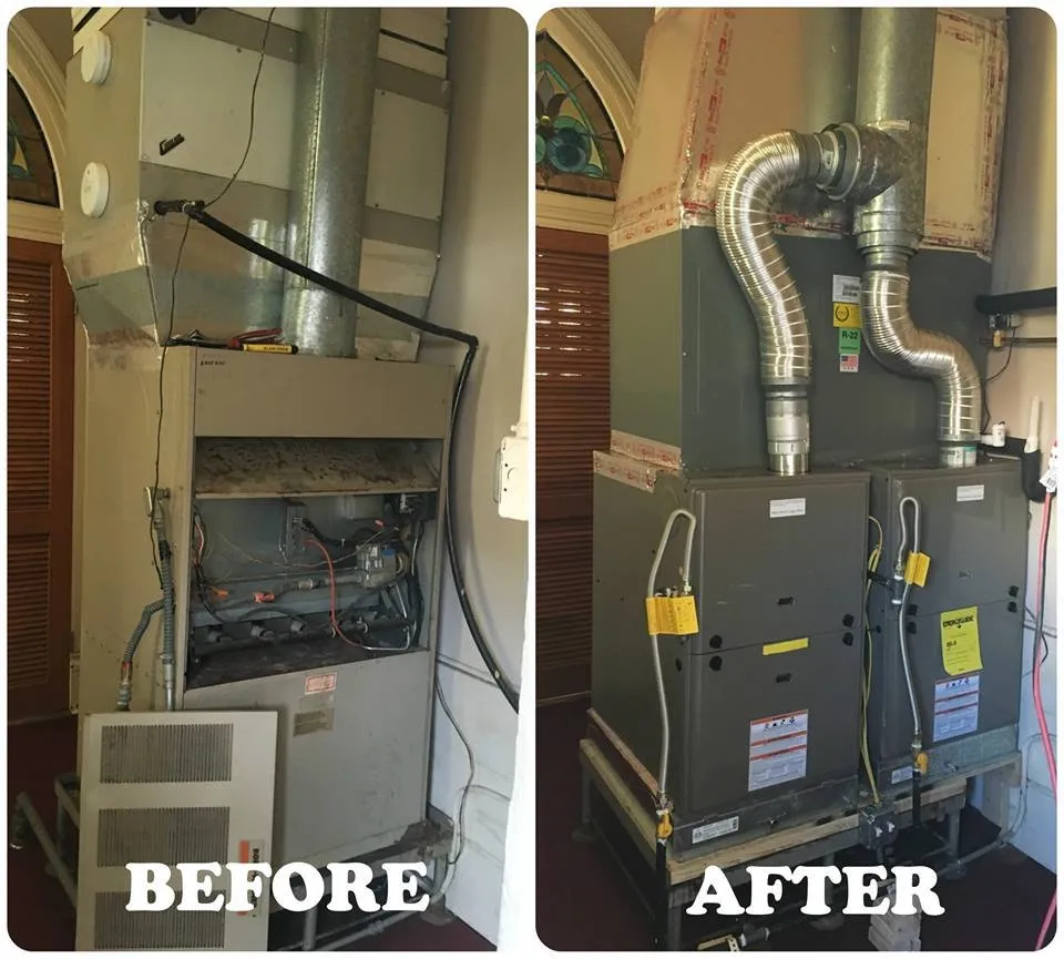 Slide of Express HVAC Service