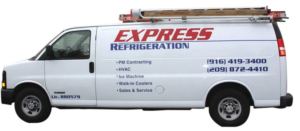 Slide of Express Refrigeration