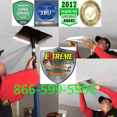 Extreme Air Duct Cleaning and Restoration Services Logo