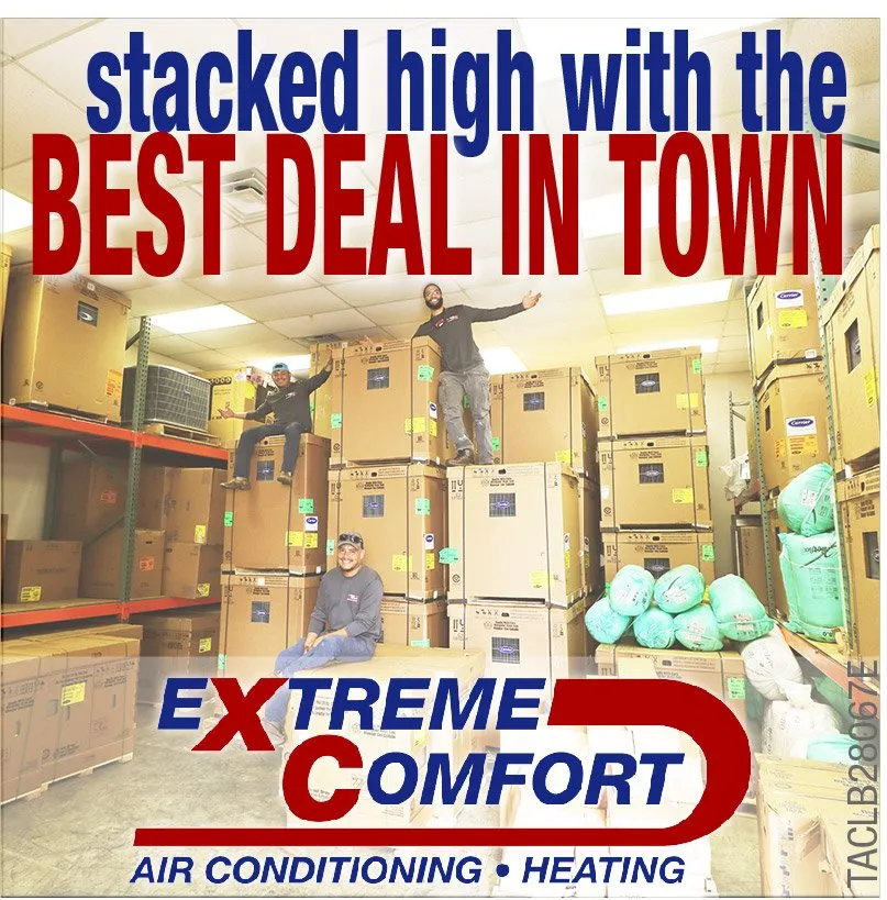 Slide of Extreme Comfort Air Conditioning and Heating