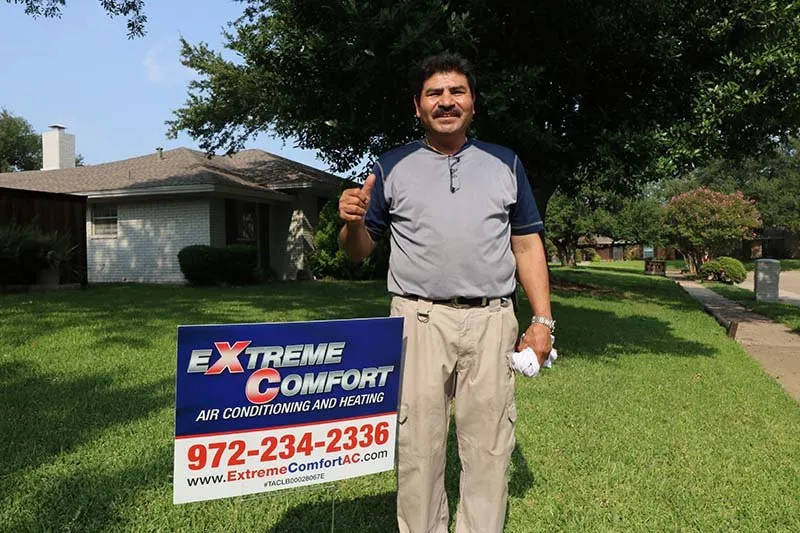 Slide of Extreme Comfort Air Conditioning and Heating