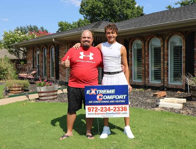 Slide of Extreme Comfort Air Conditioning and Heating