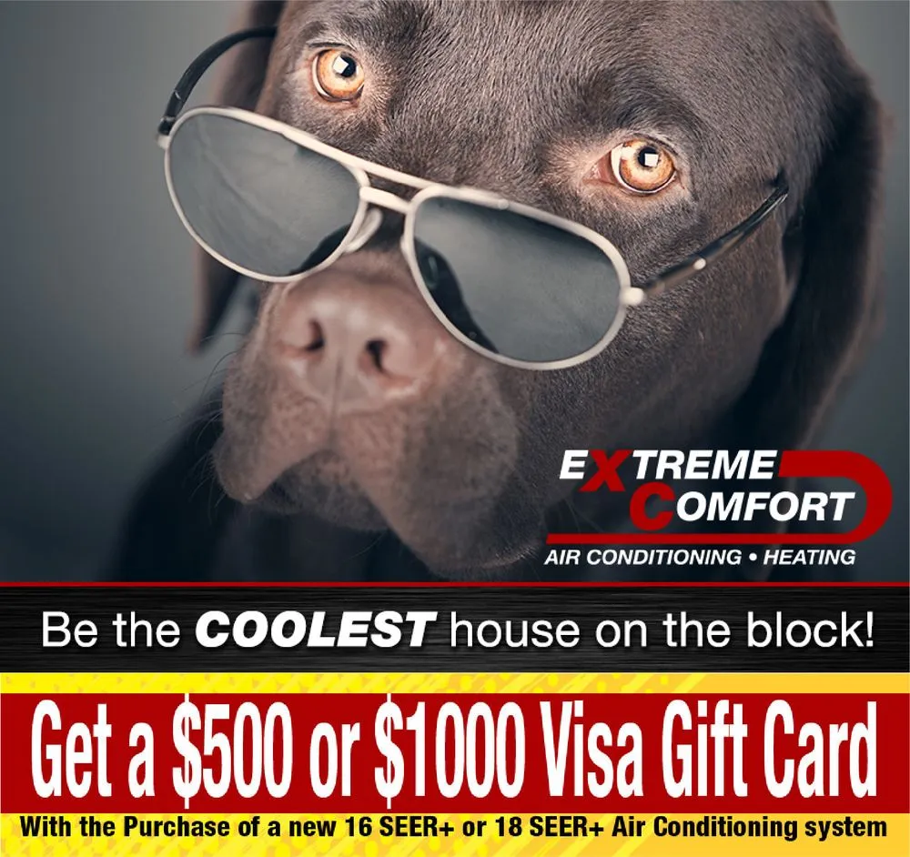 Slide of Extreme Comfort Air Conditioning and Heating