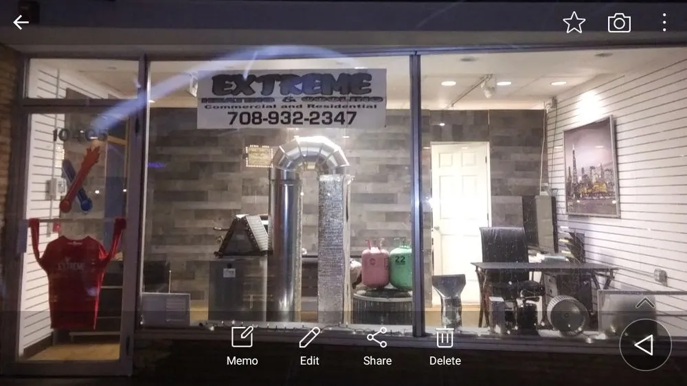 Slide of Extreme Heating and Cooling