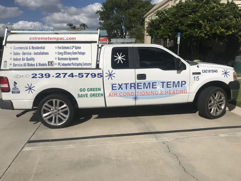 Slide of Extreme Temp A/C & Heating
