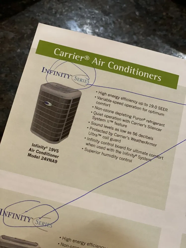 Slide of EZ Air Conditioning and Heating