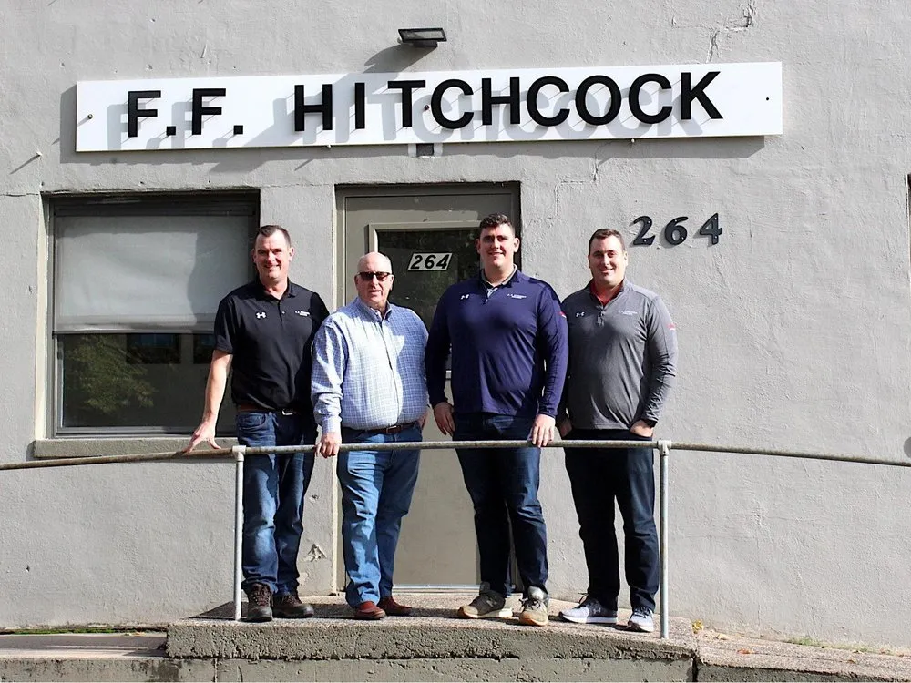 Slide of F F Hitchcock