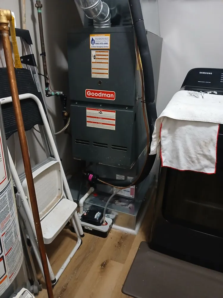 Slide of Fahrenheit Heating and Cooling