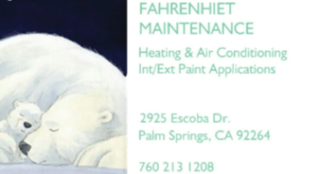 Slide of Fahrenhiet Maintenance