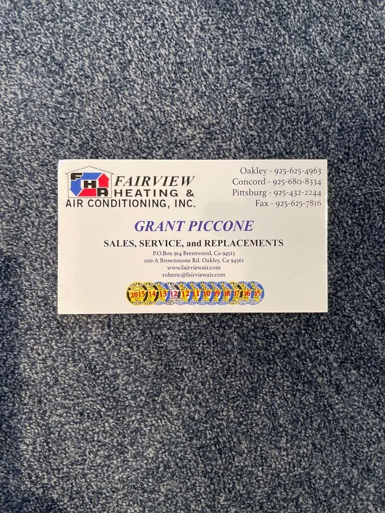 Slide of Fairview Heating & Air Conditioning