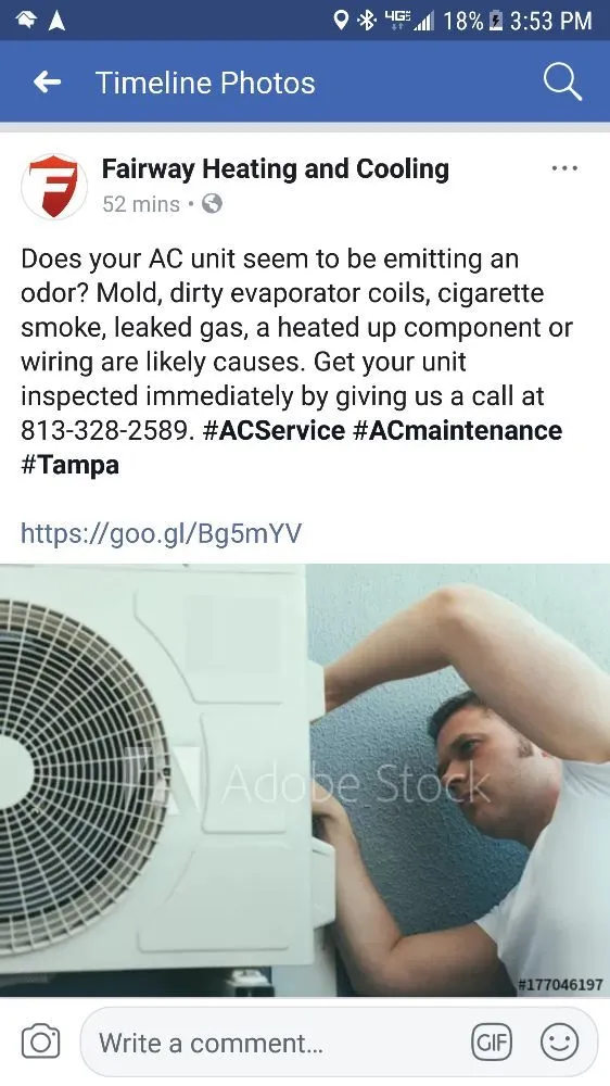 Slide of Fairway Heating & Cooling