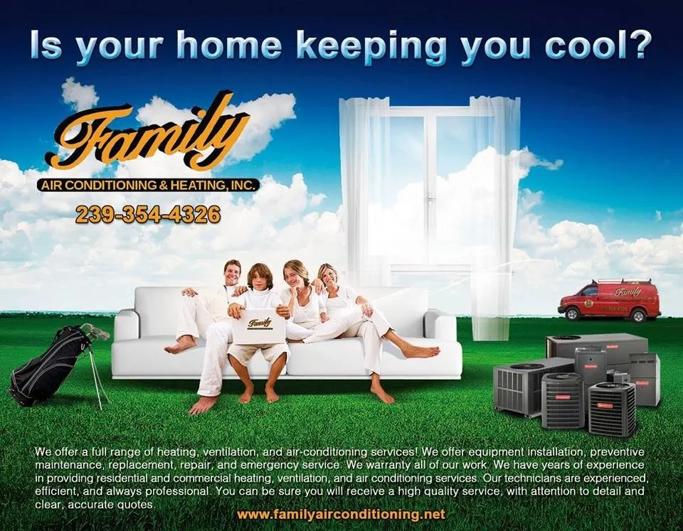 Slide of Family Air Conditioning and Heating