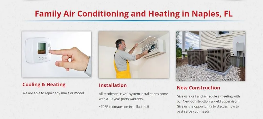 Slide of Family Air Conditioning and Heating