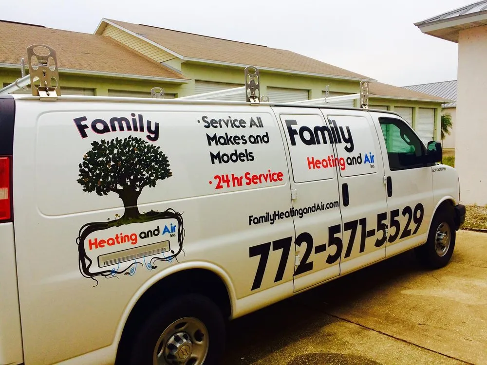 Slide of Family Heating and Air