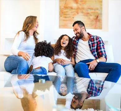 Slide of Family Heating and Cooling