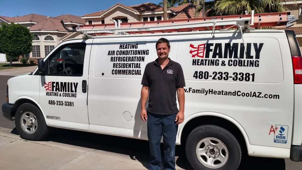 Slide of Family Heating and Cooling