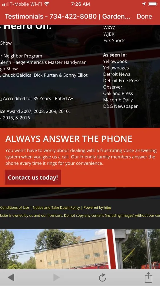 Slide of Family Heating, Cooling & Electrical